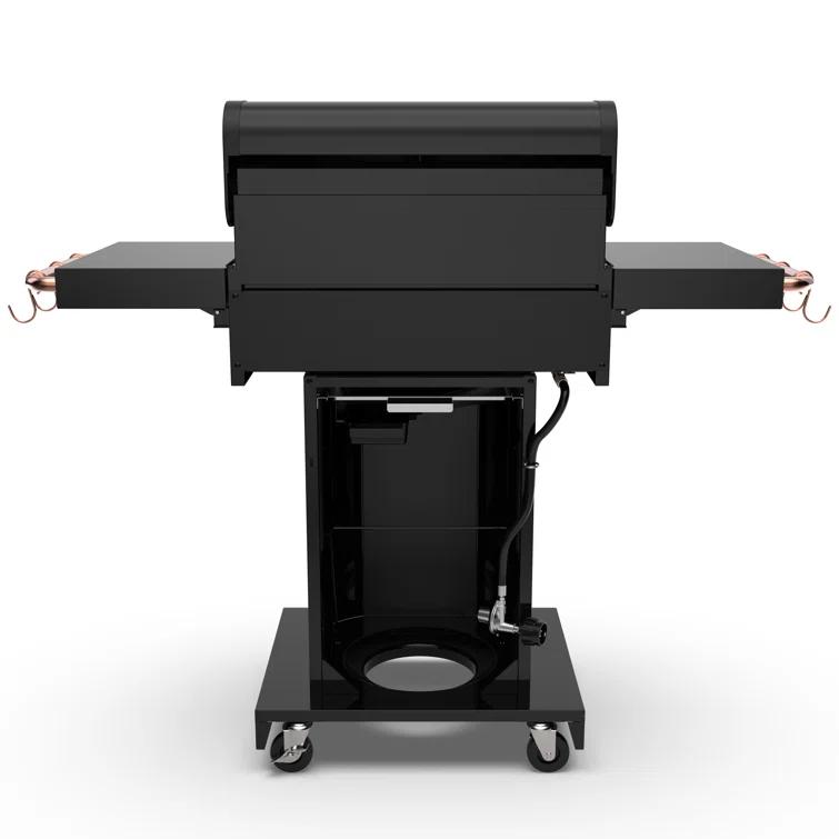 Kenmore 3-Burner Propane Gas Grill with Foldable Side Tables for Outdoor BBQ