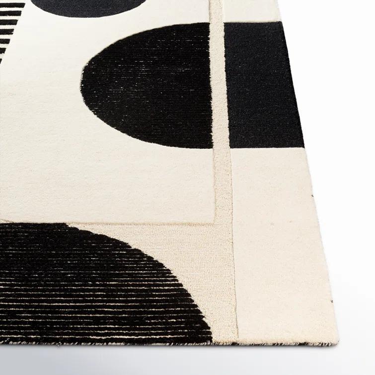 Sola Wool Cream/Black/Light Beige Rug