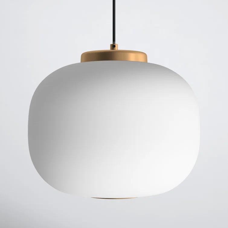 Kace Single Light Glass Dimmable Pendant