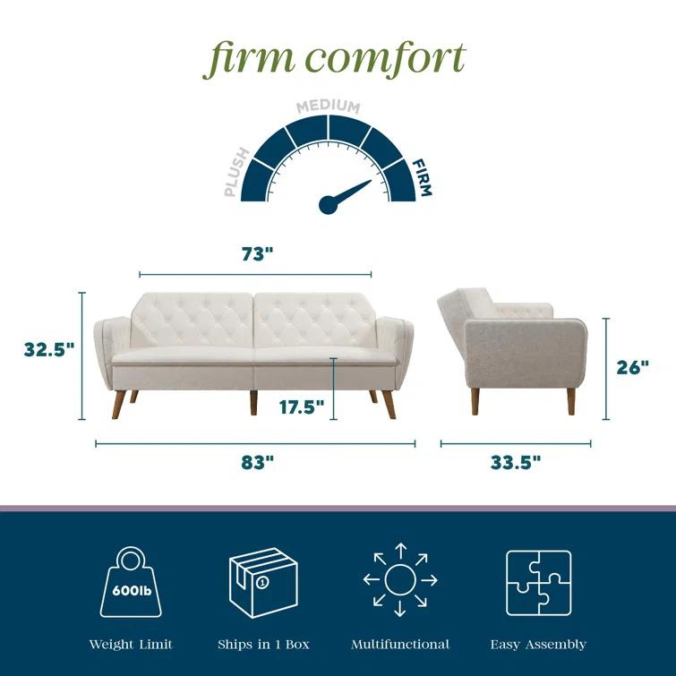 Tallulah Memory Foam Futon