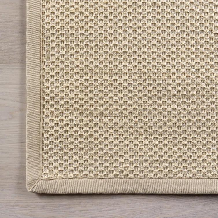 Proper Sisal and Wool Tan Area Rug