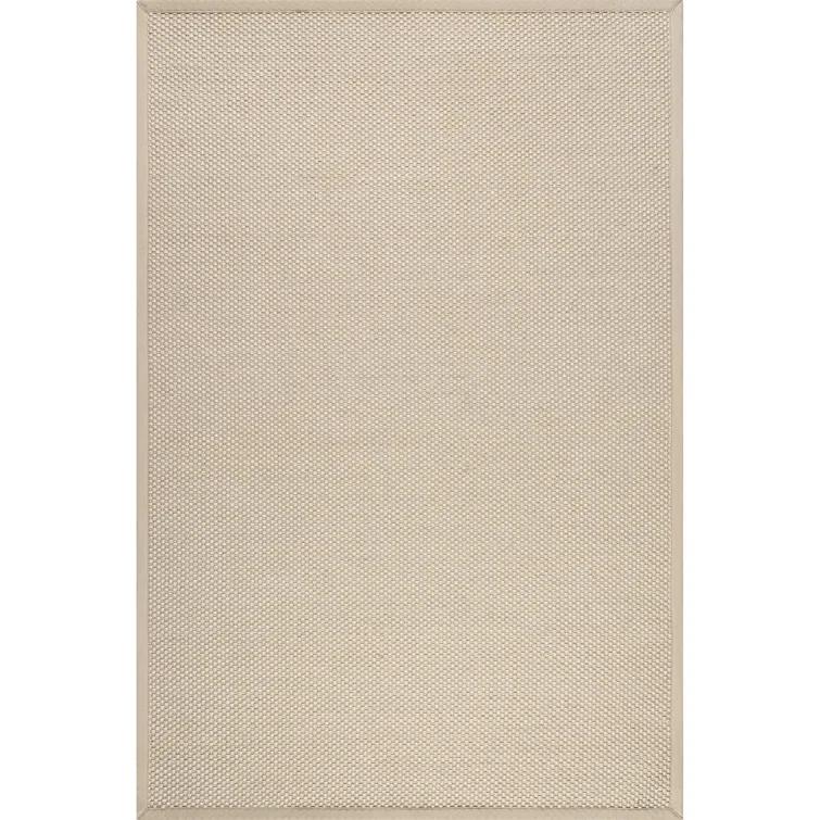 Proper Sisal and Wool Tan Area Rug