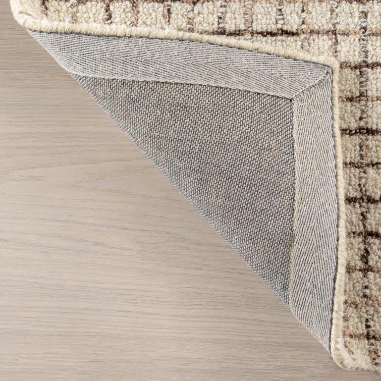 Arvin Olano x Rugs USA Melrose Checked Wool Area Rug