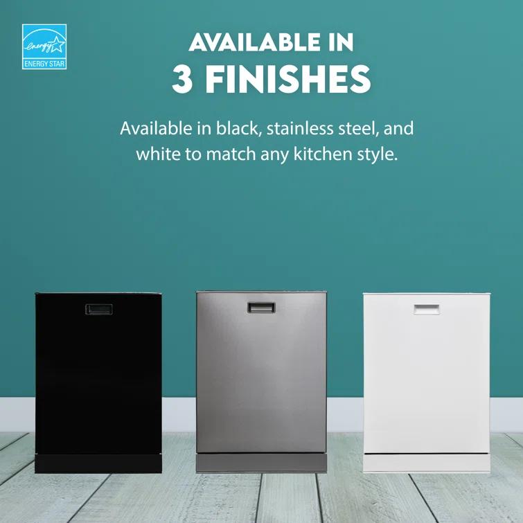 Equator 24 in Dishwasher Top Control 3 Rack 15 place 3.4g QUIET 51 dB 110V EStar