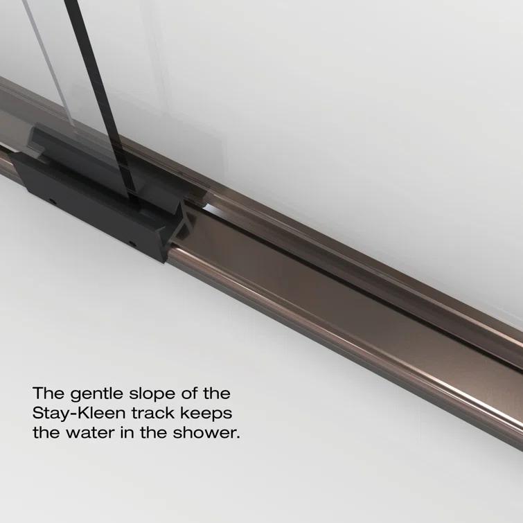 Infinity 43" W x 47'' W x 70" H Semi-Frameless Shower Door