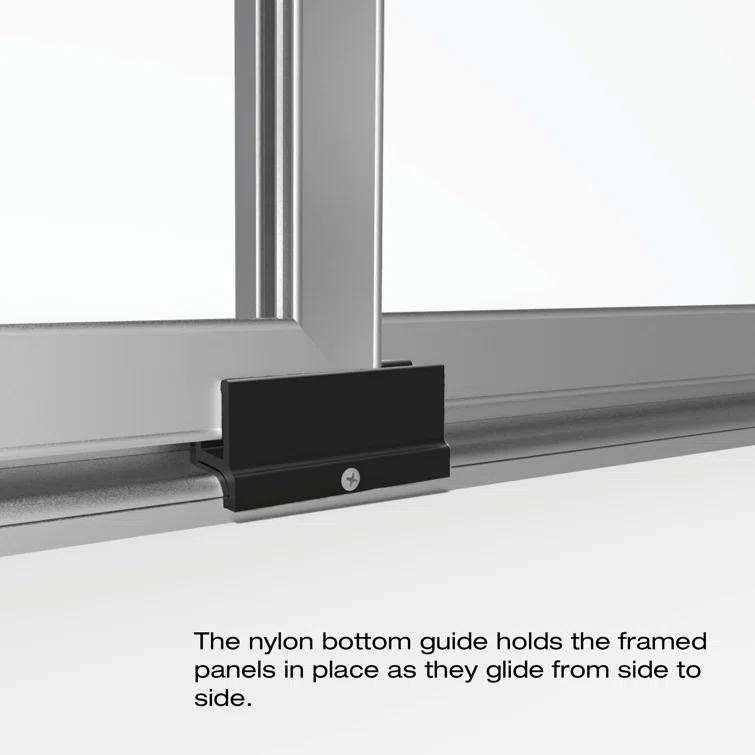 Deluxe 56"W x 58.5" H Framed Tub Door