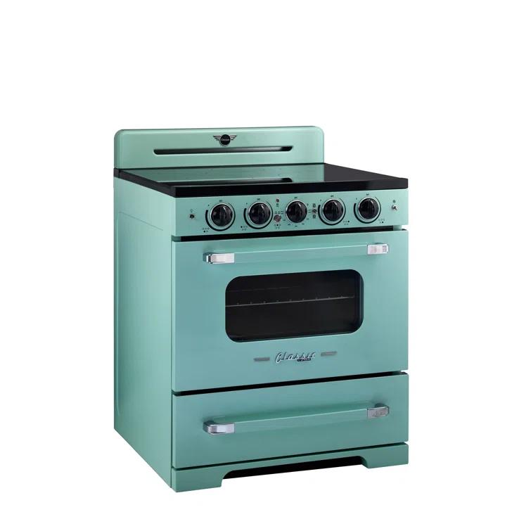 Unique 30' Classic Retro Induction Range, Summer