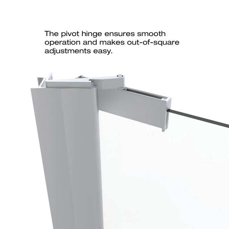 Armon 28" x 66" Pivot Framed Shower Door
