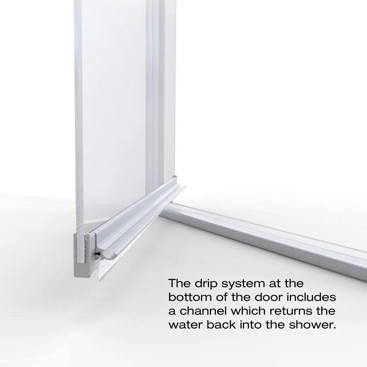Armon 28" x 66" Pivot Framed Shower Door