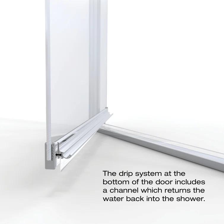Armon 28" x 66" Pivot Framed Shower Door