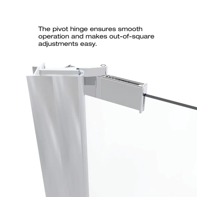 Armon 28" x 66" Pivot Framed Shower Door