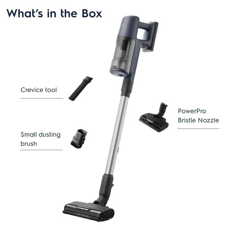 Electrolux EHVS65S1AD Electrolux Ultimate600 Complete Home Lightweight Cordless Stick Vacuum, Motorized Nozzles, 5-Step Filtration, LED Smart Display, For Floors, Upholstery, Mattresses