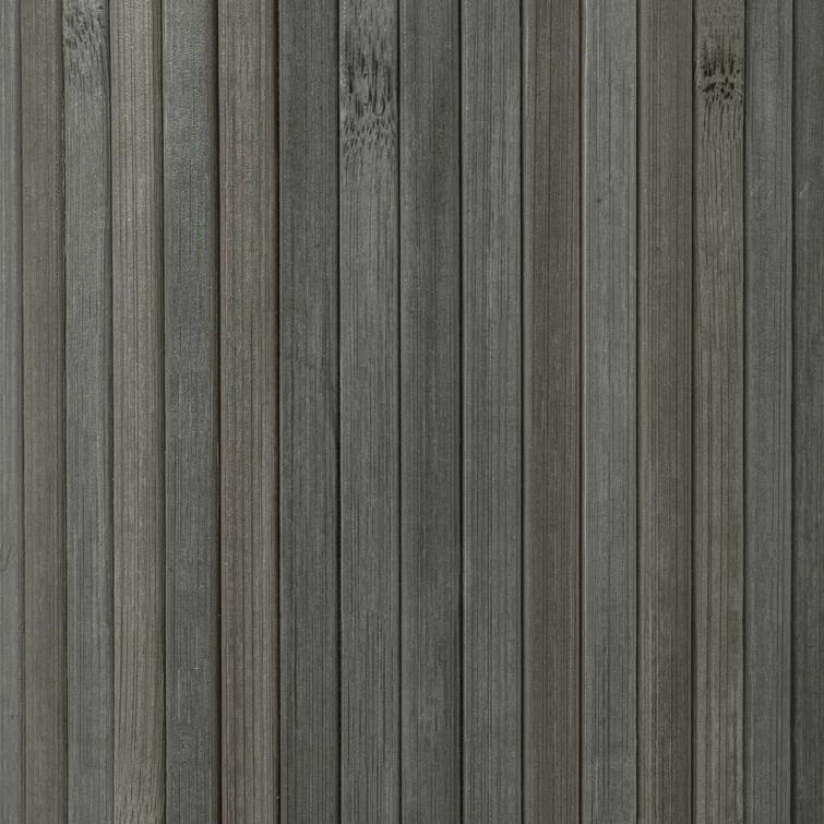Red Lantern 2 ft. Short Bamboo Wave Screen - Grey