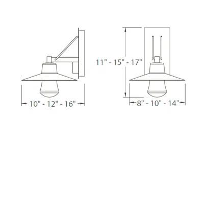 Modern Forms Suspense Integrated Dimmable LED Outdoor Wall Lantern