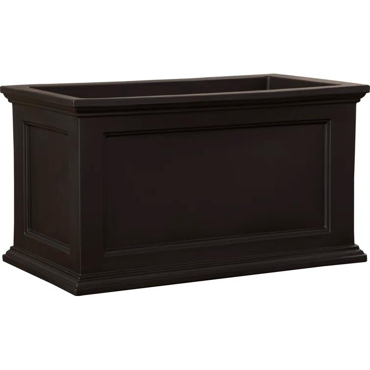 Winston Porter Anastasiya 20"x36" Resin Planter with Water Reservoir