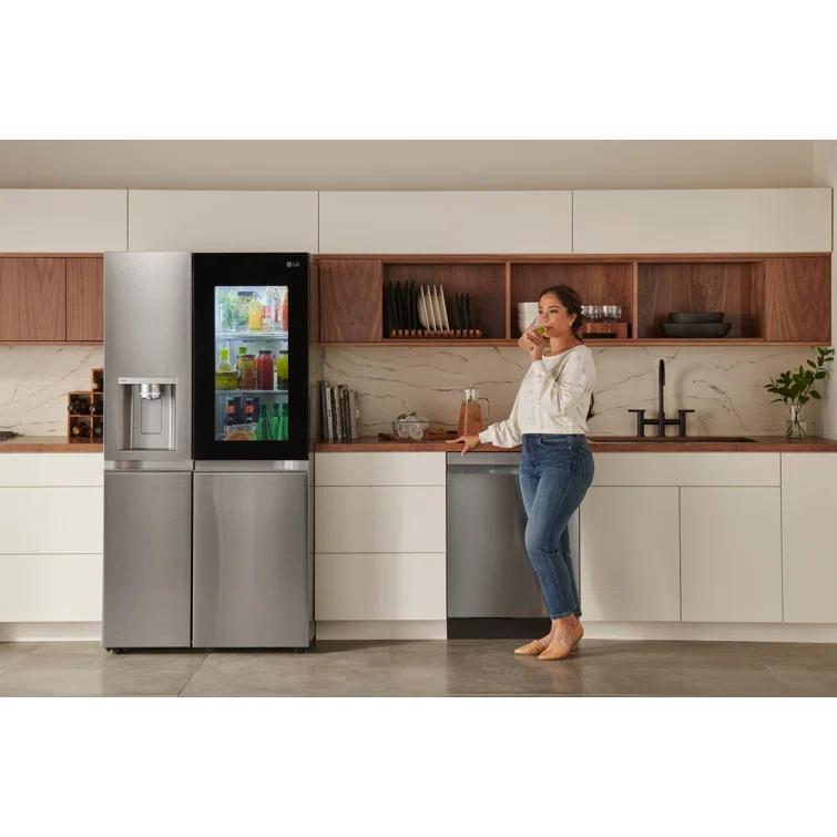 LG 27 cu. ft. Side by Side Smart Refrigerator w/ InstaView and Craft Ice