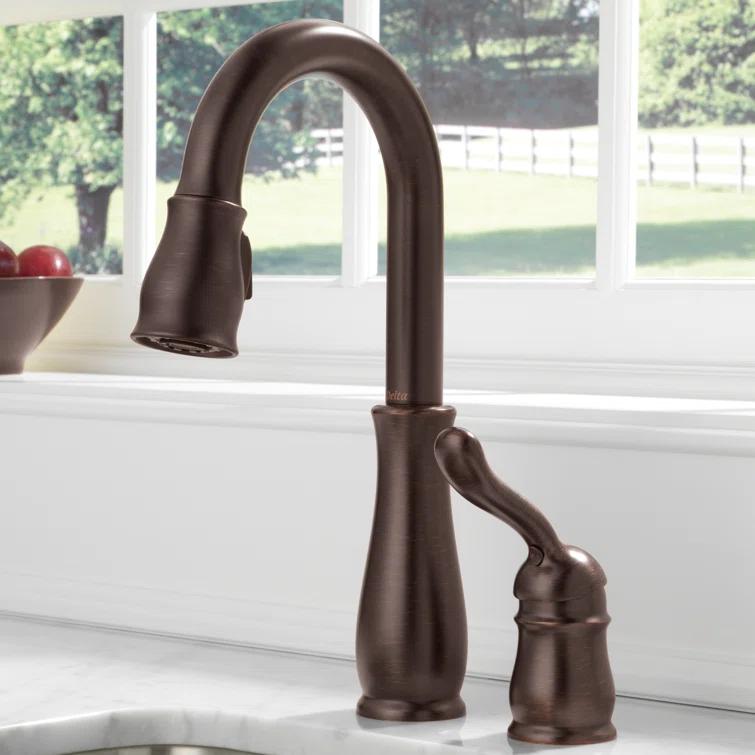 Leland Pull Down Bar Faucet With Accessories