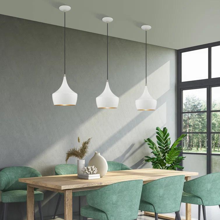Schultz Single Light Metal Dimmable Pendant