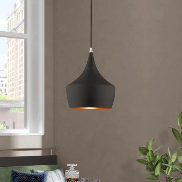 Schultz Single Light Metal Dimmable Pendant