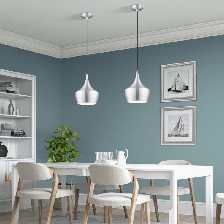 Schultz Single Light Metal Dimmable Pendant