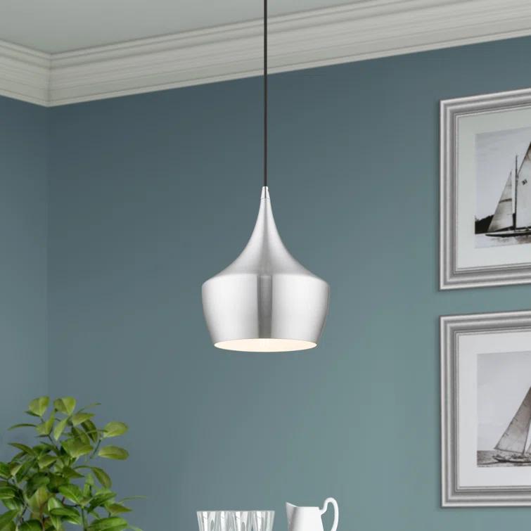 Schultz Single Light Metal Dimmable Pendant
