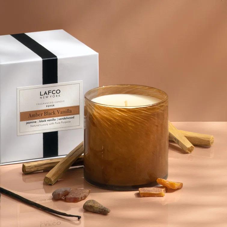 LAFCO New York Amber Black Vanilla Classic Signature Candle