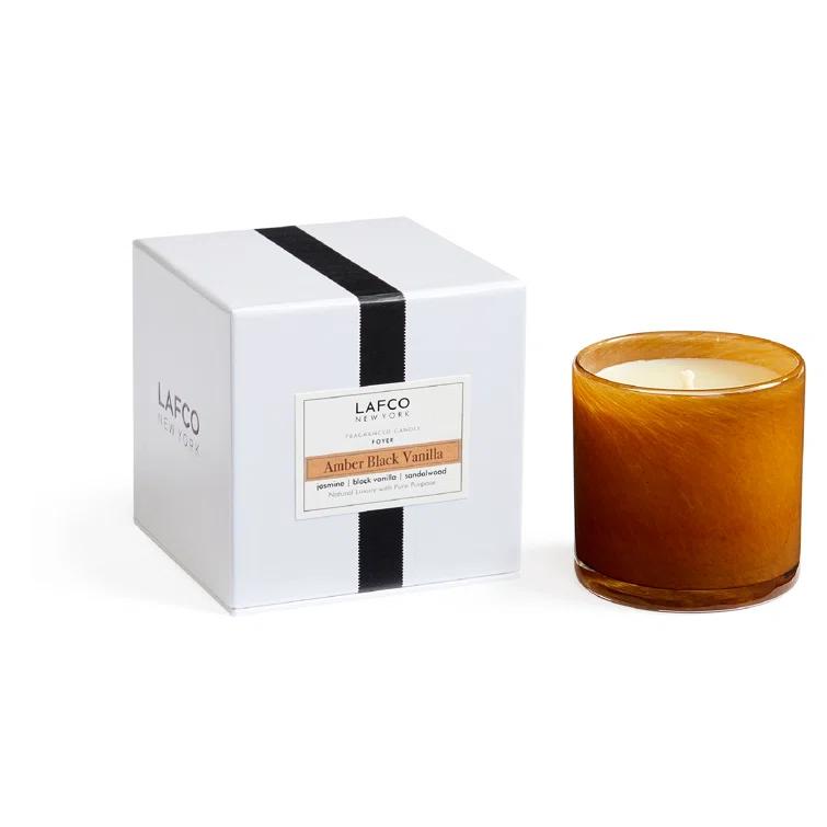 LAFCO New York Amber Black Vanilla Classic Signature Candle