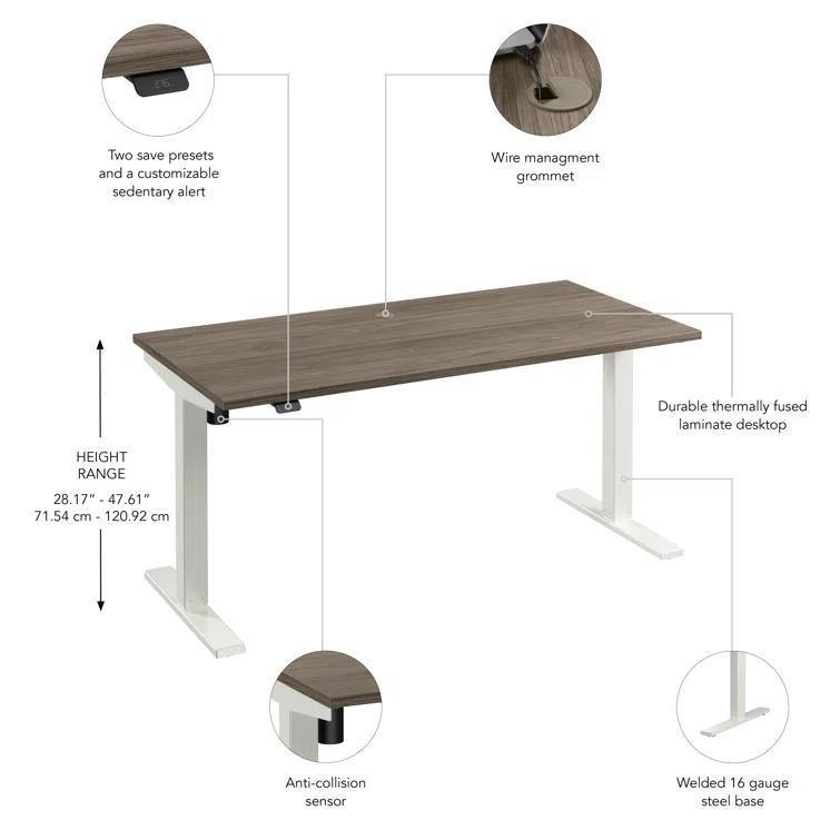 Bush Business Furniture Move 40 Series Electric Height Adjustable Standing Desk