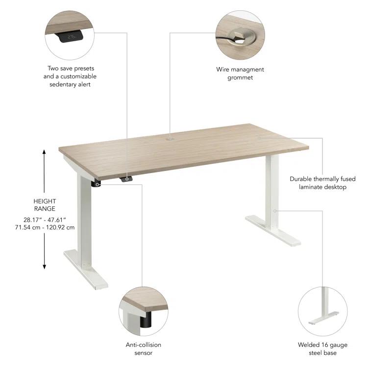 Bush Business Furniture Move 40 Series Electric Height Adjustable Standing Desk