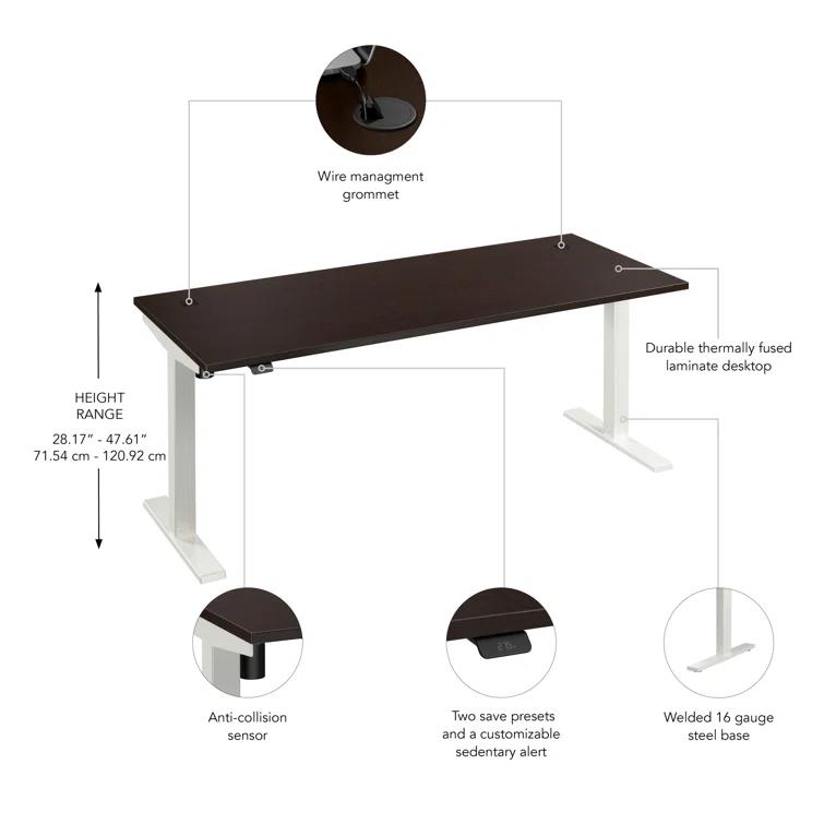 Bush Business Furniture Move 40 Series Electric Height Adjustable Standing Desk