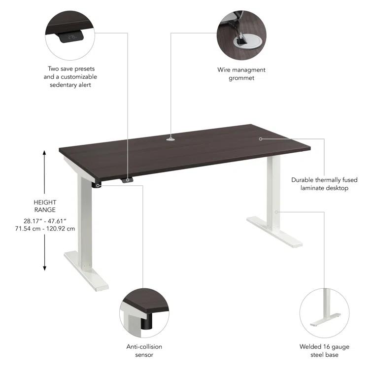 Bush Business Furniture Move 40 Series Electric Height Adjustable Standing Desk