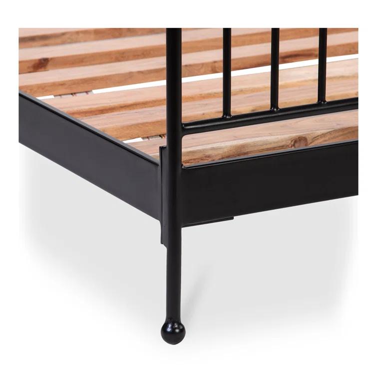 Sylvie Platform Bed - Black / King