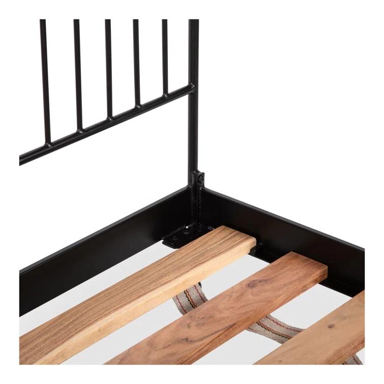 Sylvie Platform Bed - Black / King