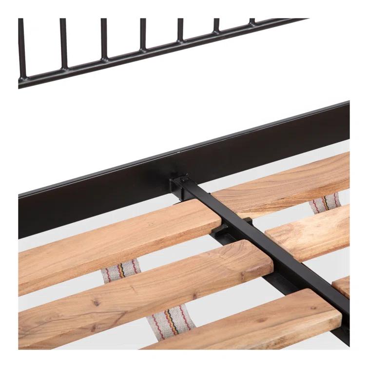 Sylvie Platform Bed - Black / King