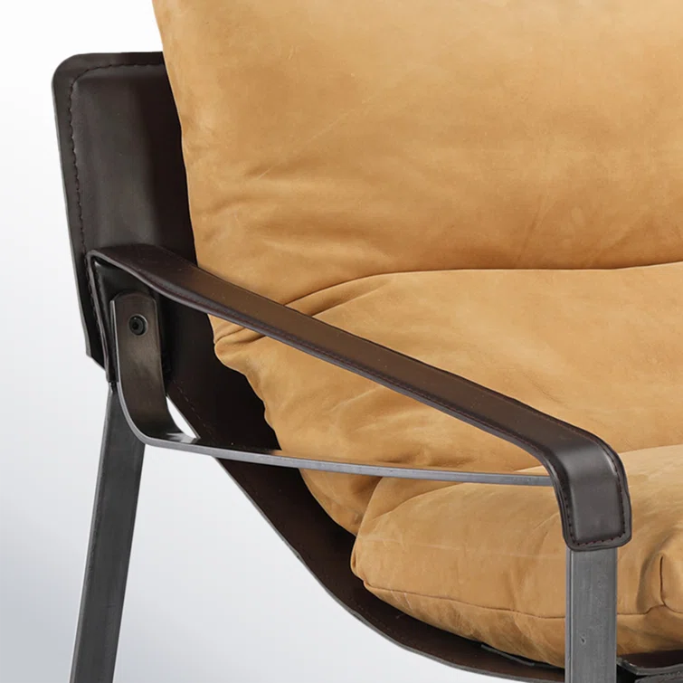 Bo Leather Accent Chair