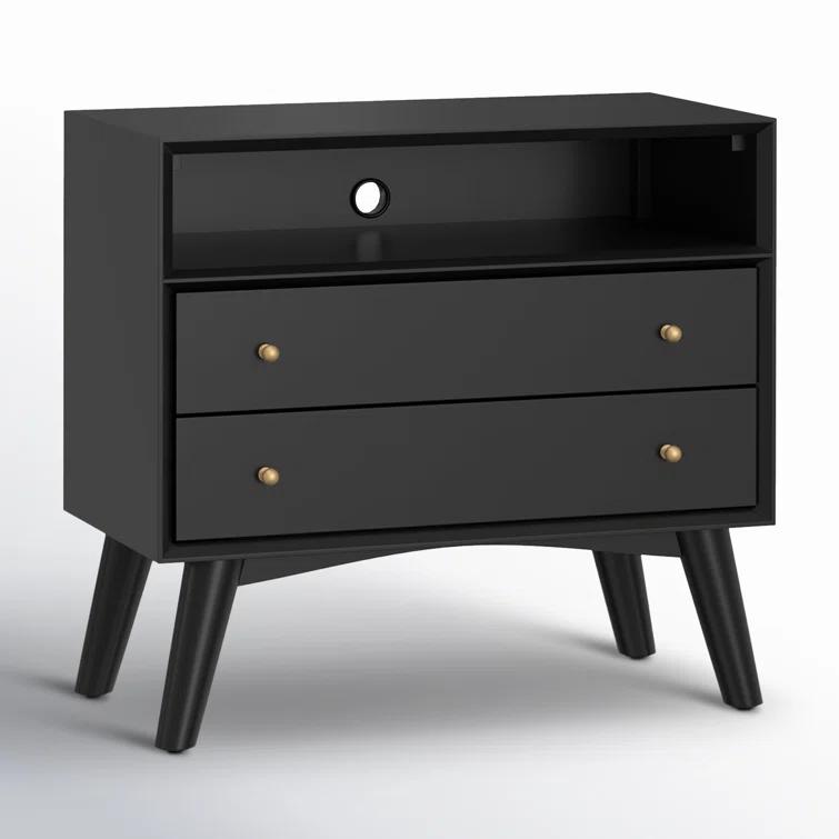 Williams 2-Drawer Nightstand with Shelf