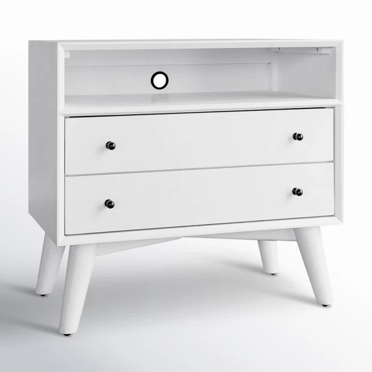 Williams 2-Drawer Nightstand with Shelf