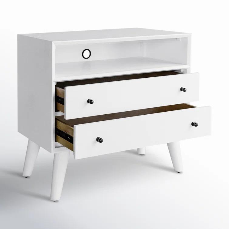 Williams 2-Drawer Nightstand with Shelf