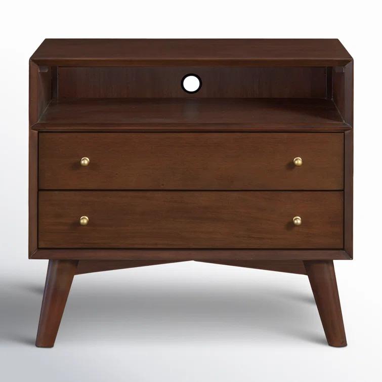 Williams 2-Drawer Nightstand with Shelf