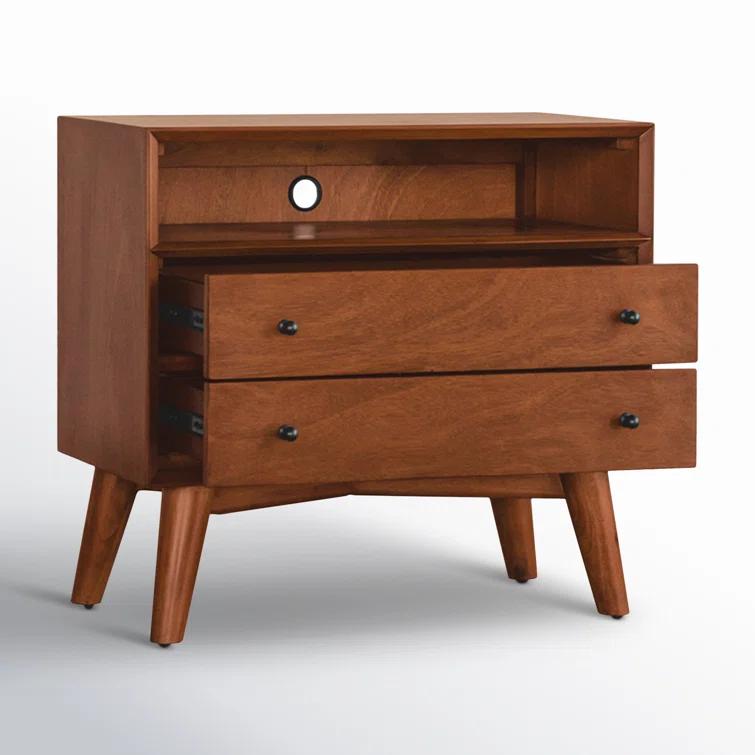 Williams 2-Drawer Nightstand with Shelf