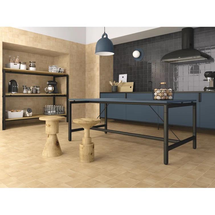 BATCH San Miyos 5" x 5" Porcelain Wall & Floor Tile (Set of 34)