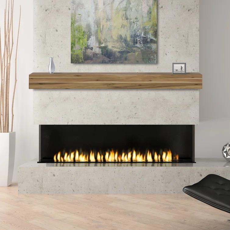 Acacia Fireplace Mantel Shelf