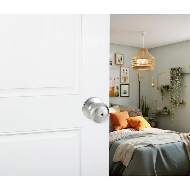 Delaney Hardware KS1021-PP Saxon Privacy Door Knob US15 5 Pack