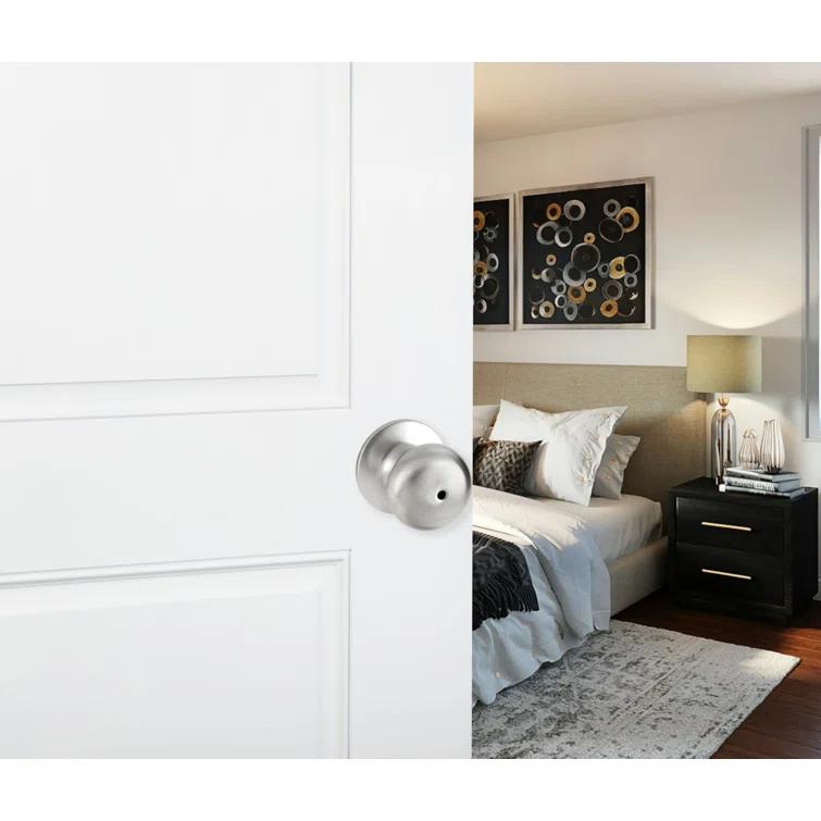 Delaney Hardware KS1021-PP Saxon Privacy Door Knob US15 5 Pack