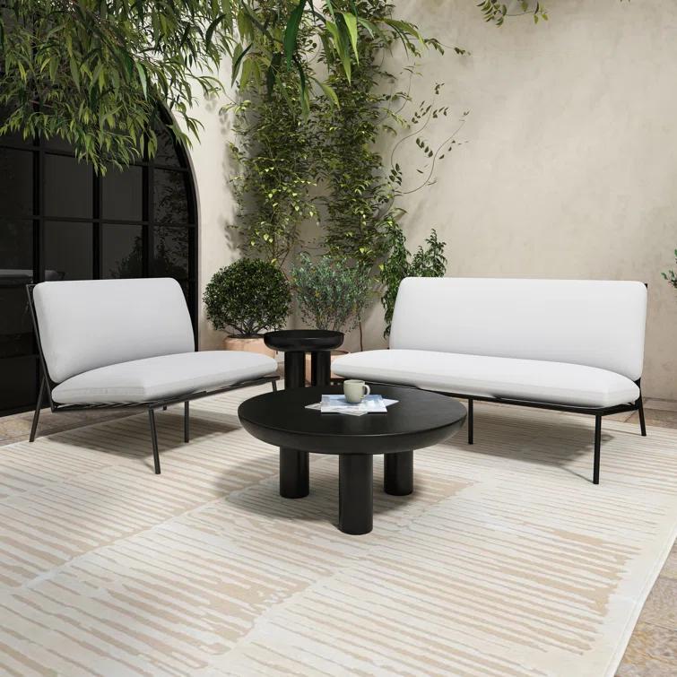 Peagan Indoor / Outdoor Round Coffee Table