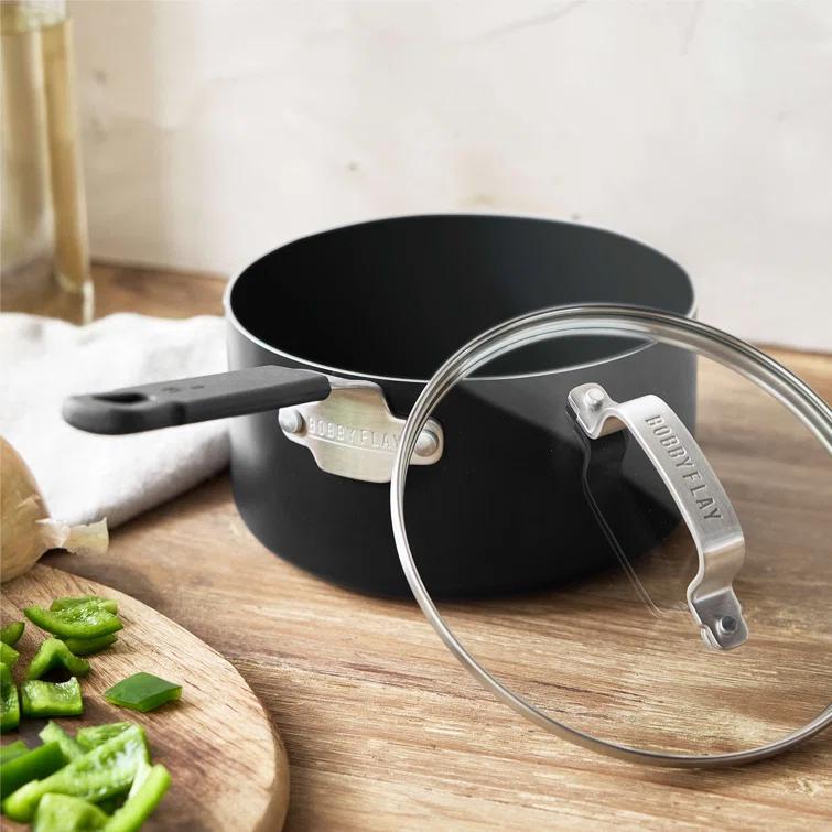 GreenPan Bobby Flay by GreenPan Professional Grade Ceramic Nonstick 2.53QT Saucepan with Lid