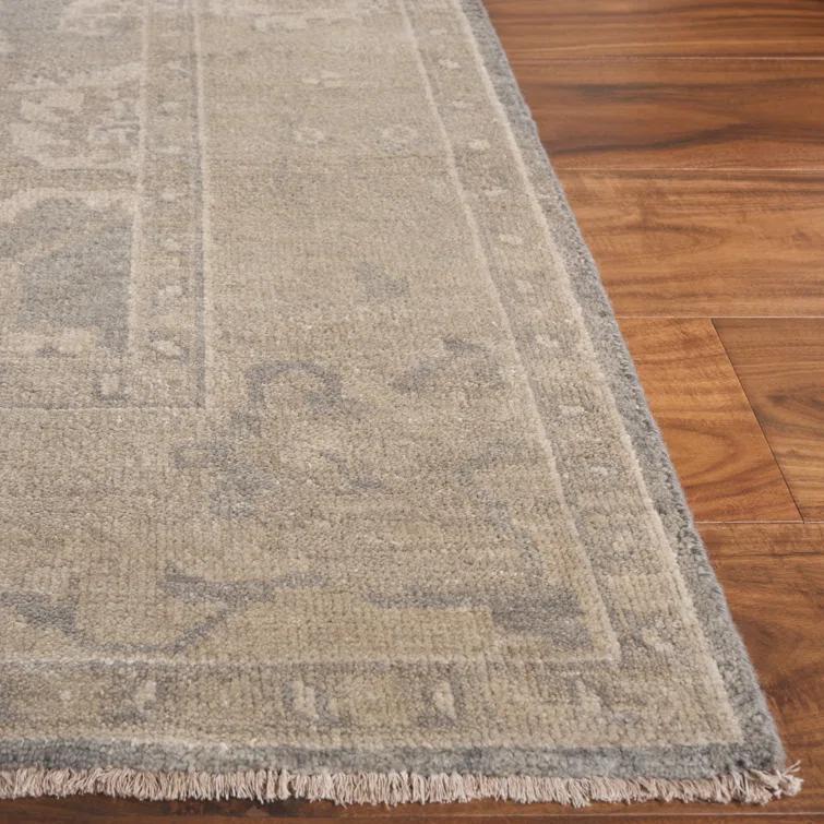 Oushak Hand Knotted Wool Oriental Rug