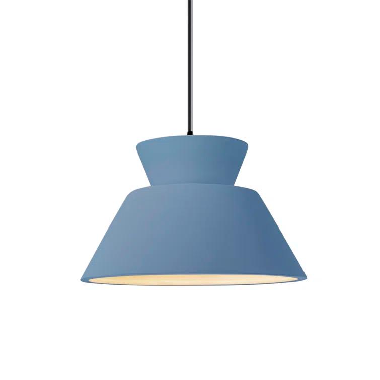 Logan Single Light Ceramic Dimmable Pendant