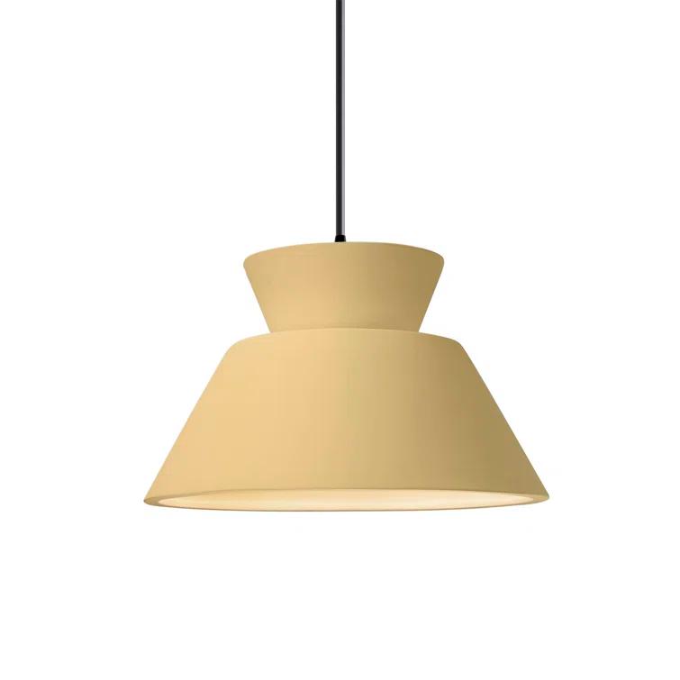 Logan Single Light Ceramic Dimmable Pendant