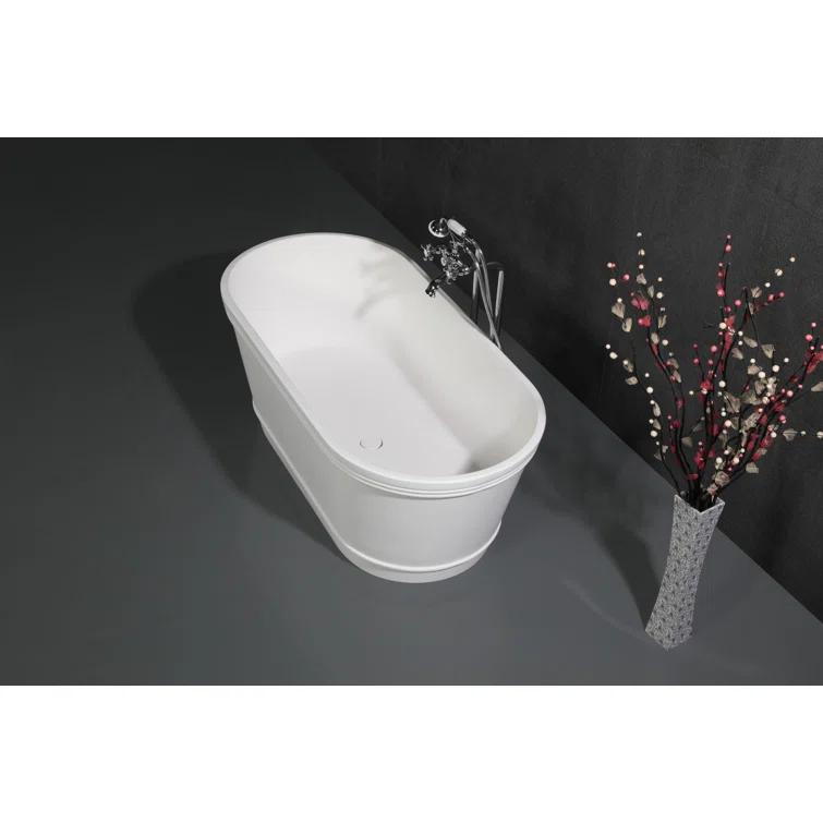 Kingston Brass Kingston Three-Handle 2-Hole Freestanding Tub Faucet with Supply Line and Stop Valve